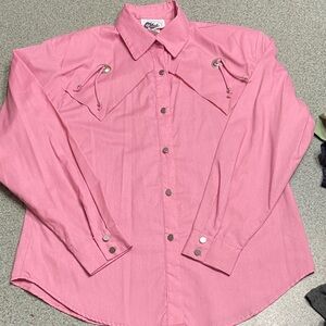 Vintage Pink Western Button Shirt – WC Western Collection
